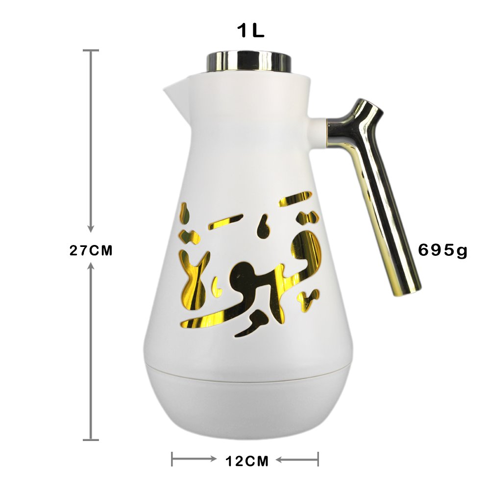 Hobby Lobby 1446C Classic Style High Quality 1.0L Water Insulated Jug Plastic Body Mixed Colors Vacuum Flask