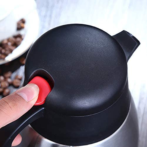 Thermal Coffee Carafe 3L Stainless Steel Thermal Insulated Carafes Double Walled Insulated Vacuum Flask Vacuum Jug