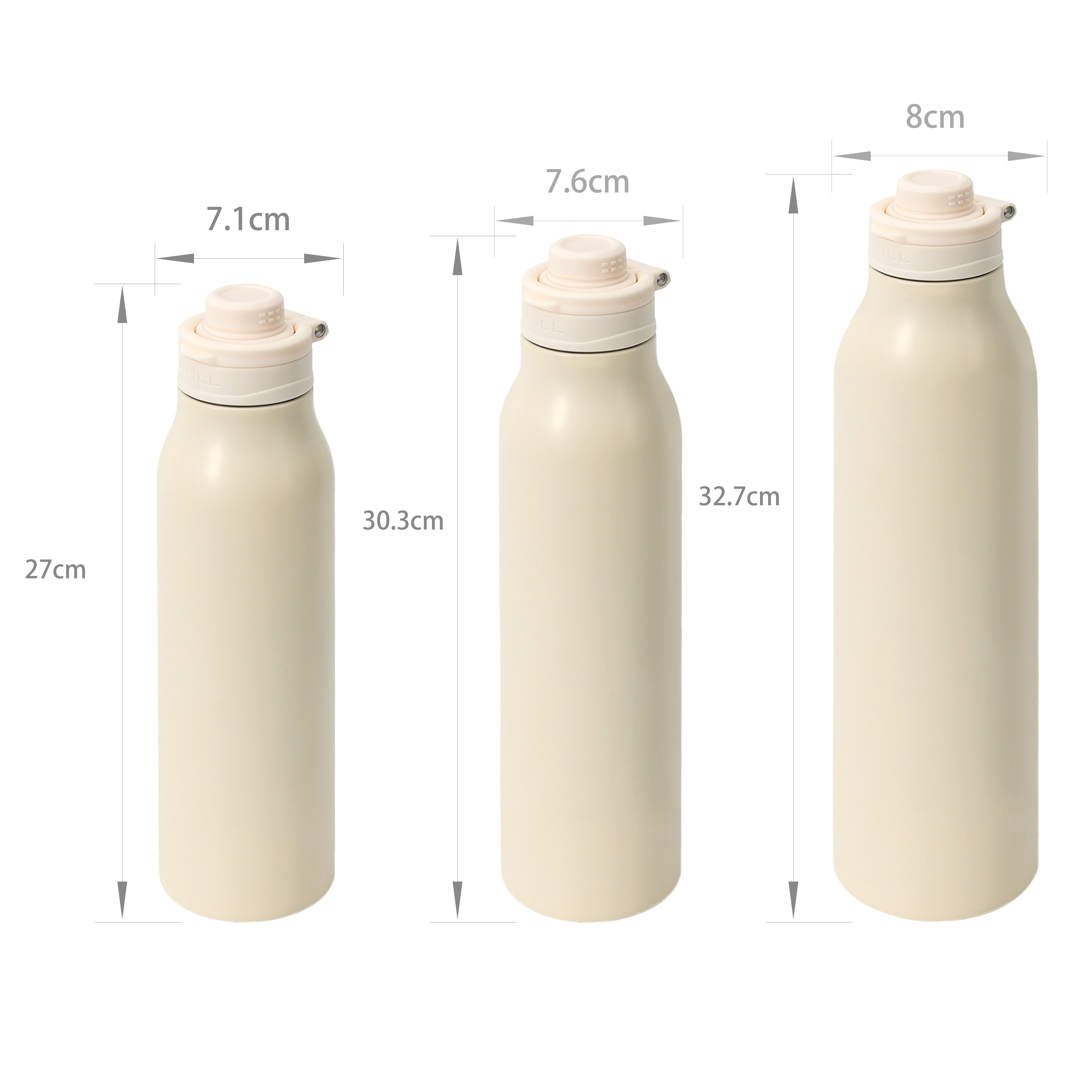 2024 New Design 600ml 800ml 1000ml Travel Portable Vacuum Flask Customize Double Wall 304 Stainless Steel Water Bottle For Daily