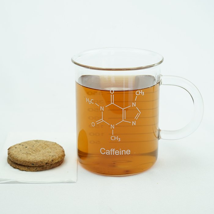 400ml customized beaker mug coffee glasses lab beaker mug with handle