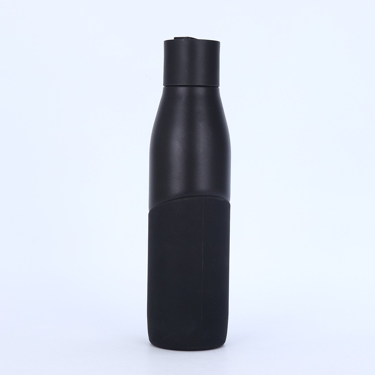 WHOLESALE PROMOTIONAL 550ML SPORTS OUTDOOR PORTABLE STAINLESS STEEL DOUBLE WALL VACUUM FLASK WATER BOTTLE W SILICONE SLEEVE