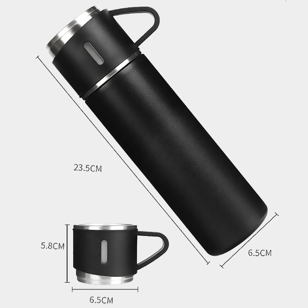 500ml termos vacuum flask gift set 304 double wall stainless steel insulated thermos bottle