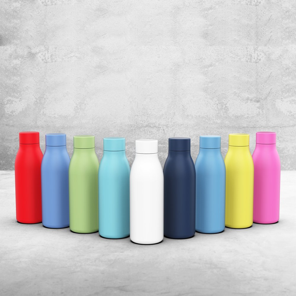 ODM & OEM 20oz Stainless Steel Sublimation Middle Mouth Sport Water Bottle with Sublimation Coating