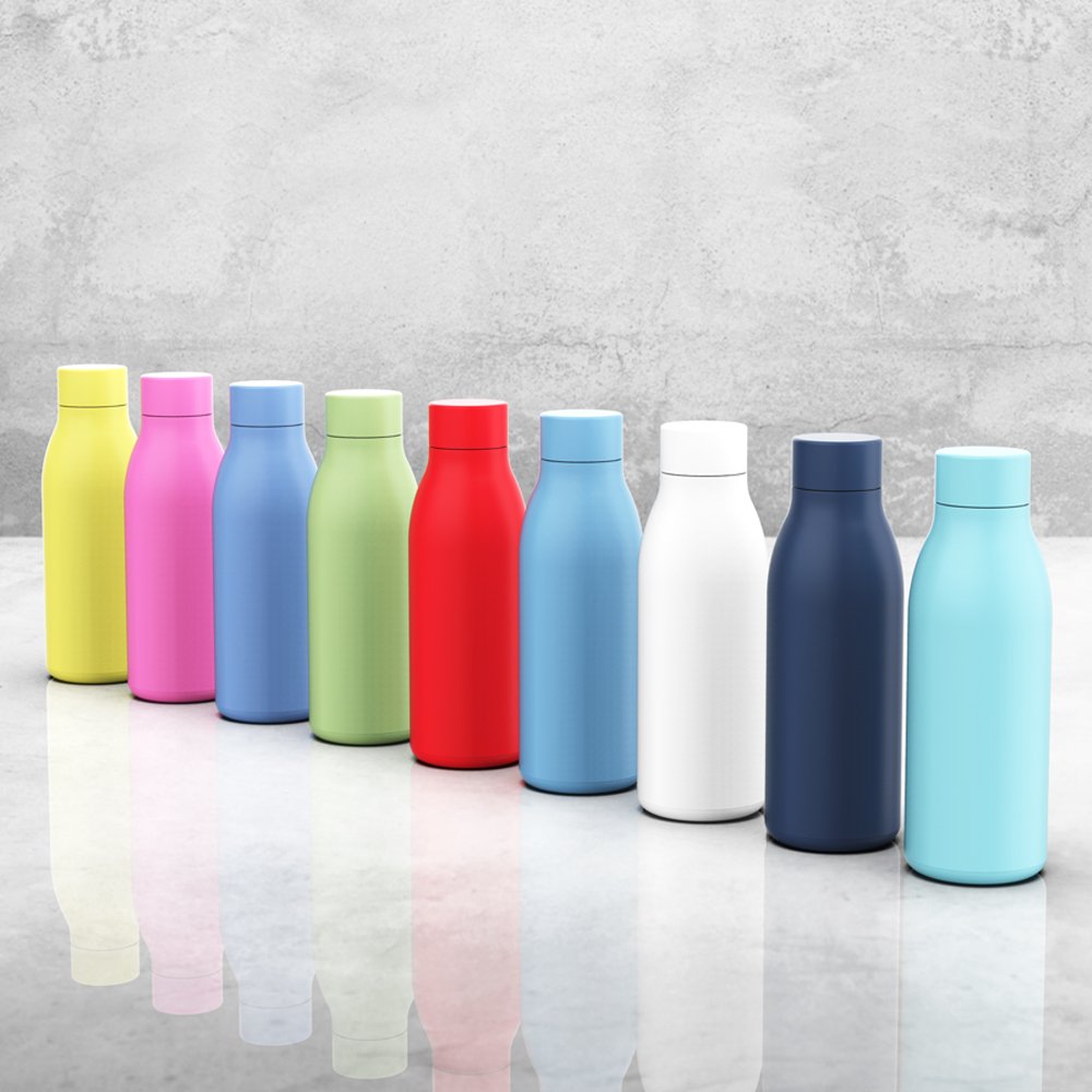ODM & OEM 20oz Stainless Steel Sublimation Middle Mouth Sport Water Bottle with Sublimation Coating