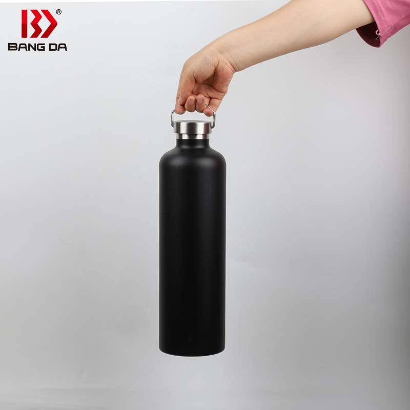 Large Capacity Big Mouth Triple-wall Vacuum Insulated Stainless Steel Copper Plating Water Bottle