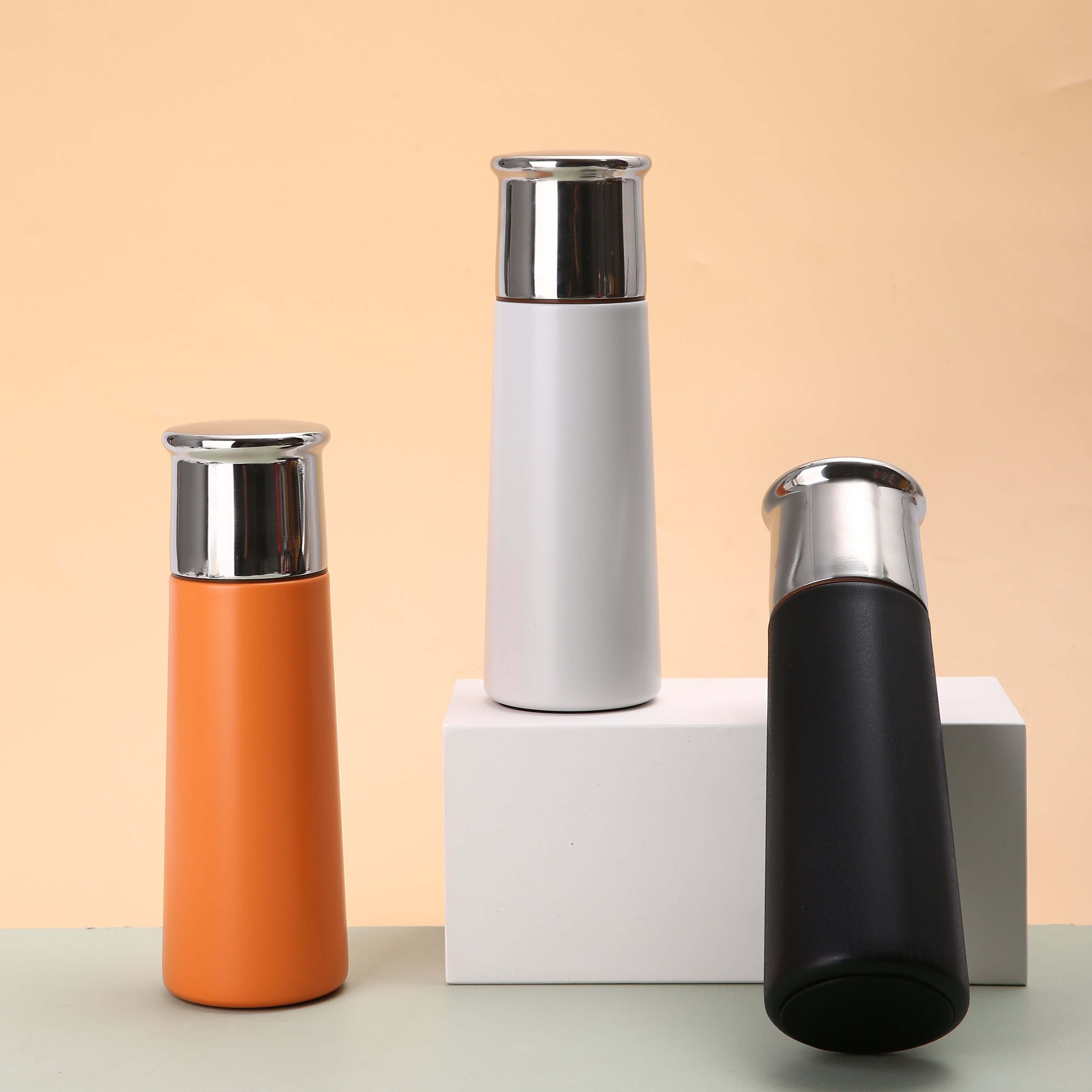 Business Gifts Stainless Steel Water Bottle Office Vacuum Cup Eco-Friendly Thermos Hot Cold Beverages Vacuum Flasks Thermoses