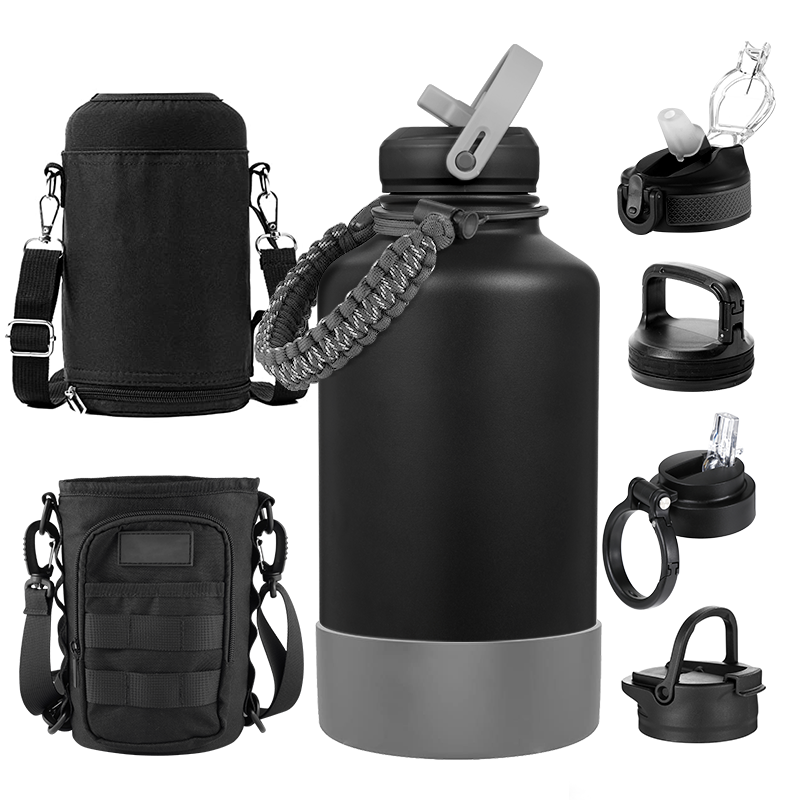 64oz 128oz Wholesale Stainless Steel Water Bottle One Gallon Beer Jug Vacuum Insulated Water Bottle Beer Growler