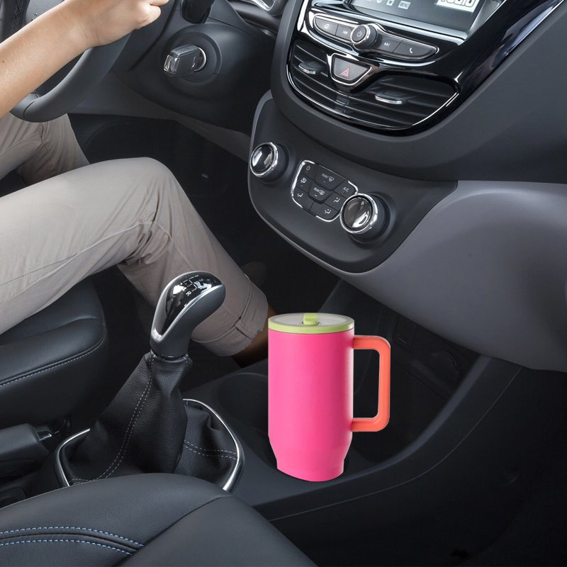 Custom Logo Leak Proof Flip Straw Tumbler Wholesale Bulk Thermal Cup Stainless Steel Coffee Mug 30oz 40oz Tumbler with Handle