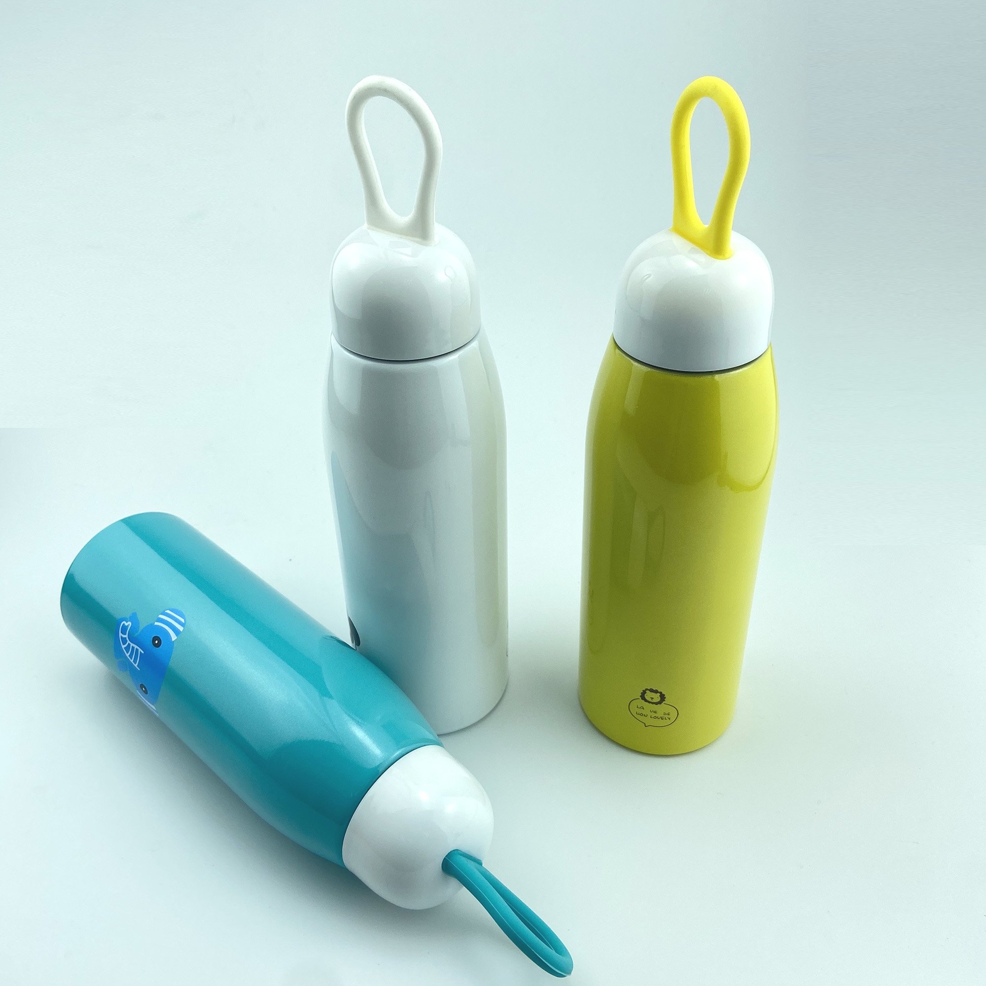 Custom Logo Hot Seller Factory Vacuum Flask Bottle Portable Double Wall Stainless Steel Water Bottle With Rope