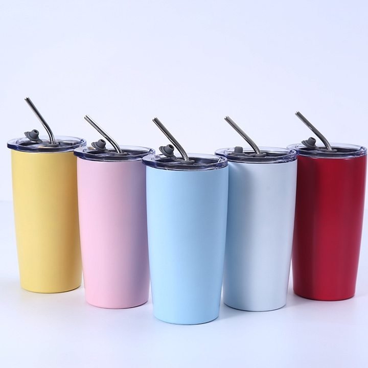 Functional Straw Customizable Cup Versatile Insulated Mug Lovely Straw Travel Cup