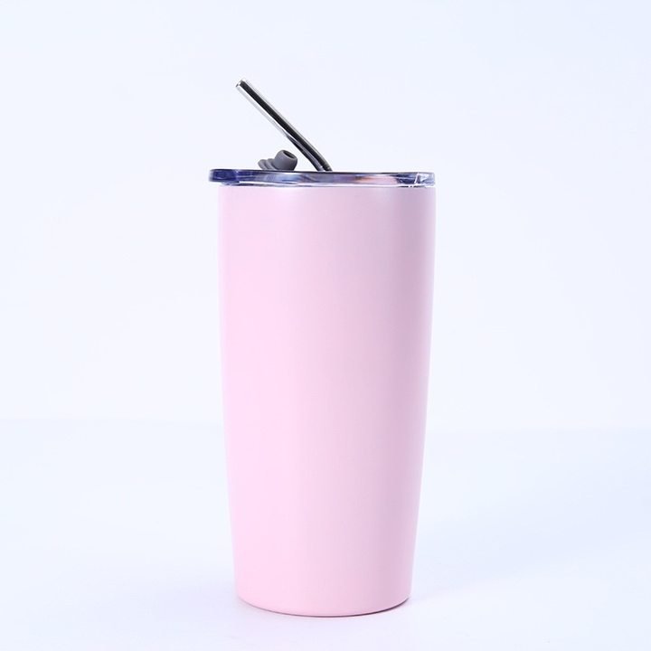 Functional Straw Customizable Cup Versatile Insulated Mug Lovely Straw Travel Cup