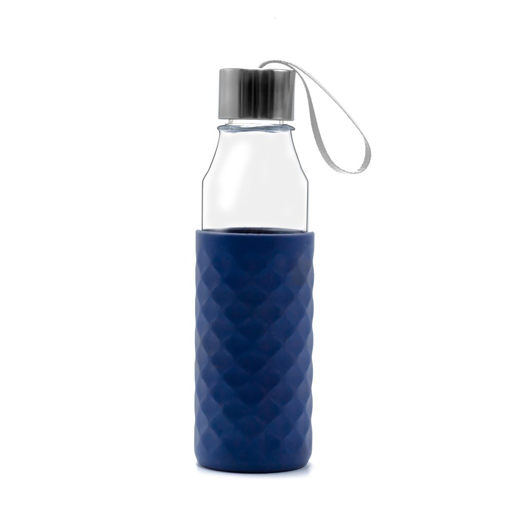 protein shaker bottles oem private label, sustainable rubber cover glass water bottle