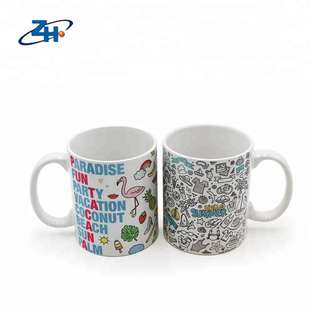 Sublimation Coffee Mug Customized Mugs Giveaways with Handle Custom Design Ceramic Contemporary Hot Selling High Quality 11oz