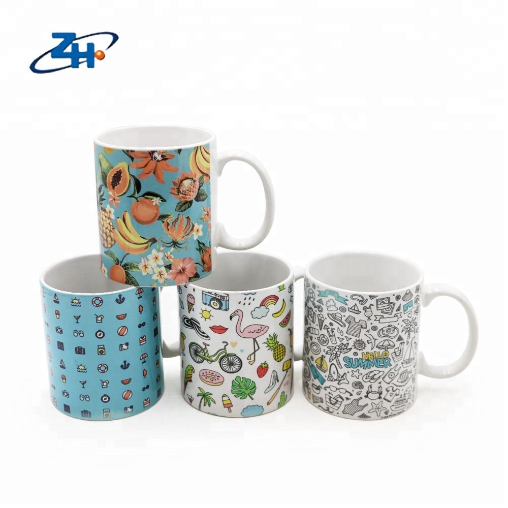 Sublimation Coffee Mug Customized Mugs Giveaways with Handle Custom Design Ceramic Contemporary Hot Selling High Quality 11oz