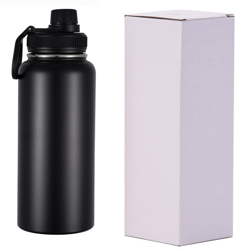 Eco-friendly Products 2024 Stainless Steel Insulated Water Bottles 32 oz Double Wall Vacuum Flask Gym Sports Thermos Bottle Cups