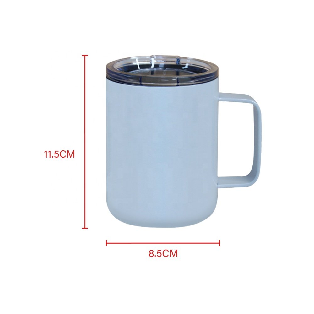 Prosub 12oz Sublimation Blanks Tumbler Cups Stainless Steel Insulated Print Photo Coffee Camp Mug With Handle