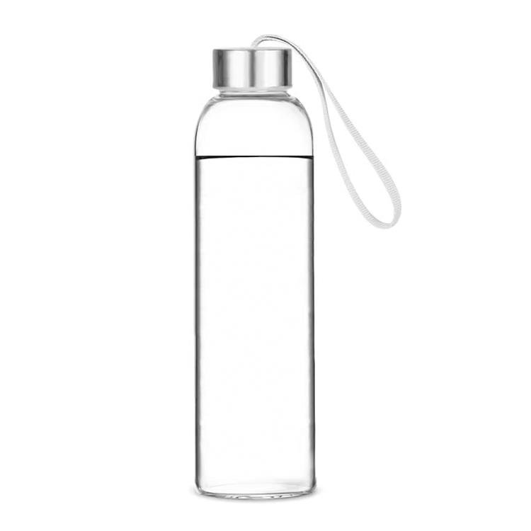 Water Bottles 18oz Reusable High borosilicate glass water bottle Perfect Travel Storing Beverages Juice