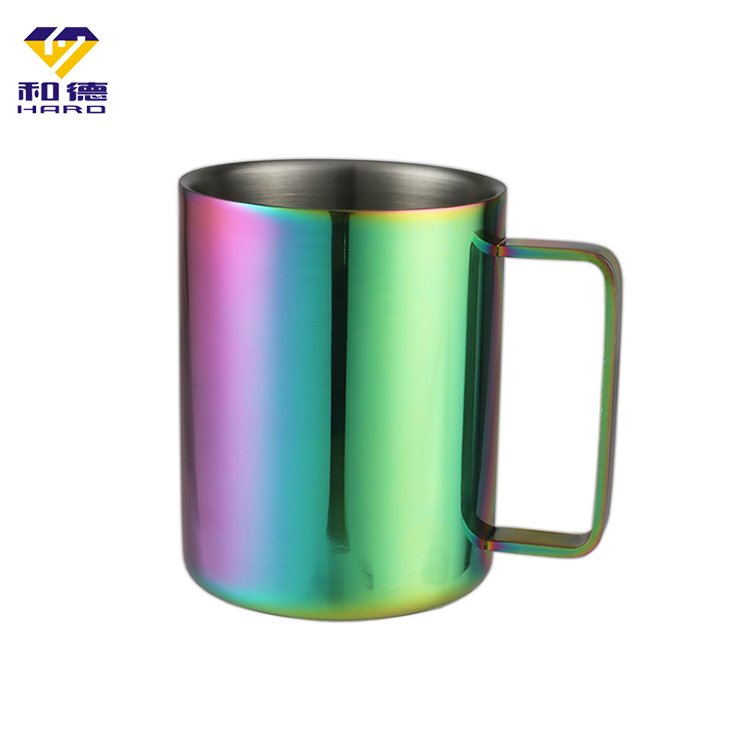 Water Tumbler Travel Mug Home Desktop Cola Milk Bear Cup Custom Coffee Mugs Stainless Steel Drinking Cup With Handle