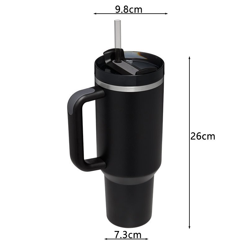 2024 Factory Best Hot Selling Stainless steel insulated tumbler Custom Logo Travel Mug 30oz 40oz Tumbler With Handle And Straw