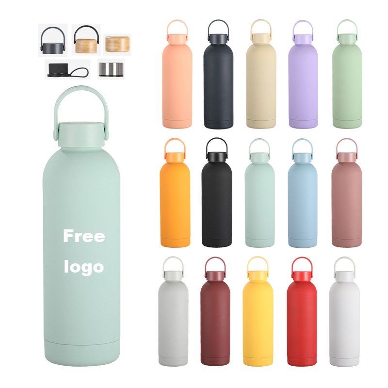 fitness bottles water bottles vacuum flasks gift set stainless steel smart hot water bottle custom logo