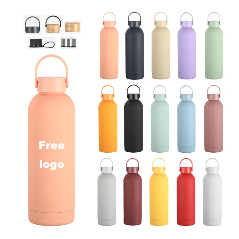 fitness bottles water bottles vacuum flasks gift set stainless steel smart hot water bottle custom logo