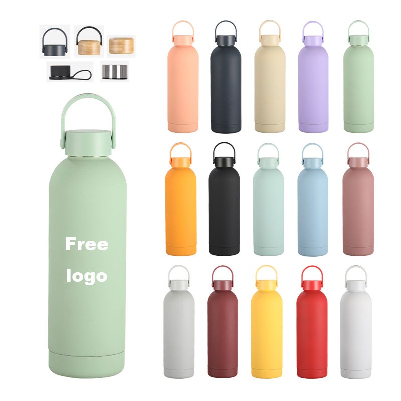 fitness bottles water bottles vacuum flasks gift set stainless steel smart hot water bottle custom logo