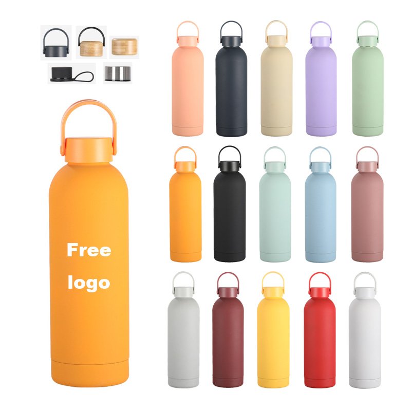 fitness bottles water bottles vacuum flasks gift set stainless steel smart hot water bottle custom logo