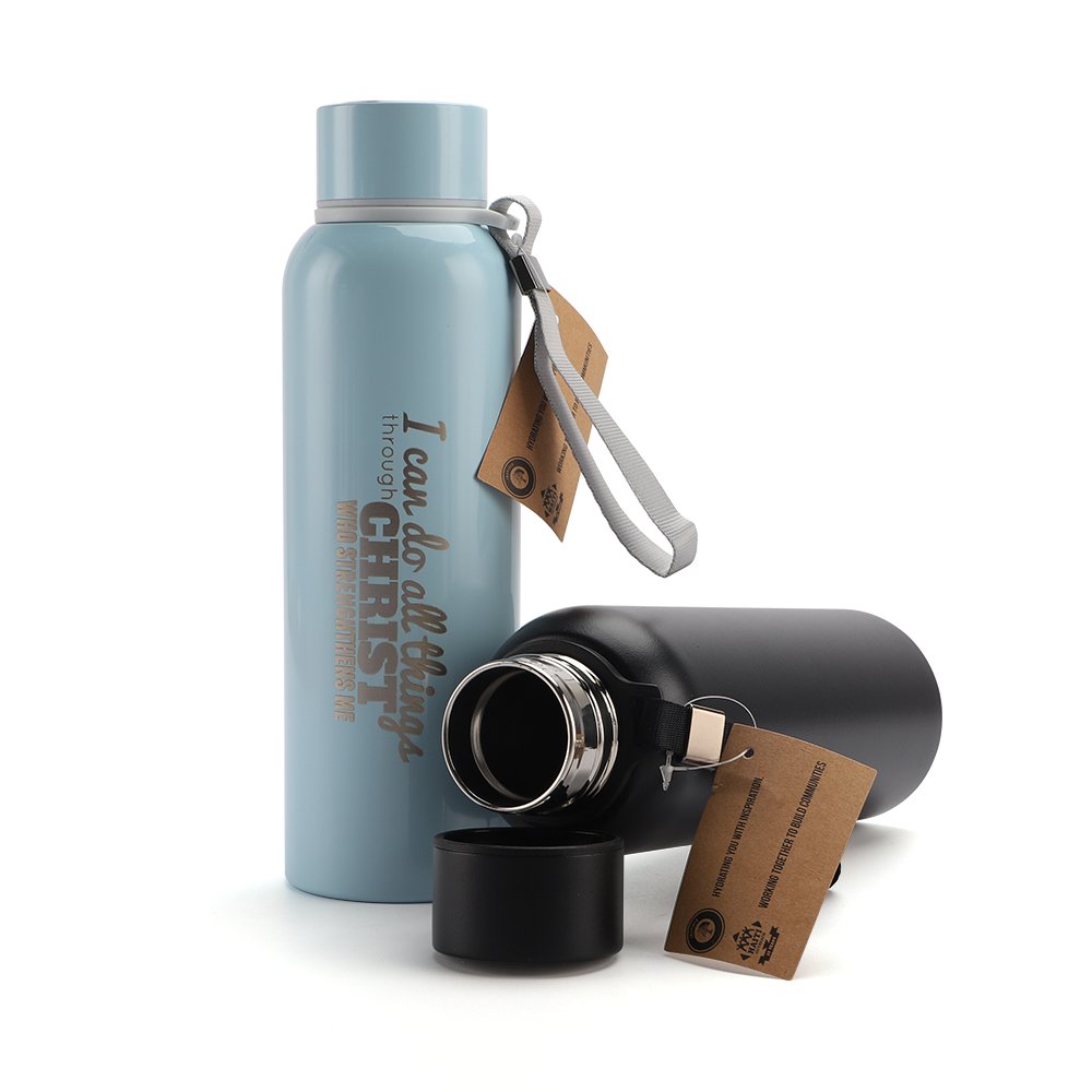 Custom Logo Hiking Outdoor Double Wall 18/8 Thermal Insulated Stainless Steel Water Bottles