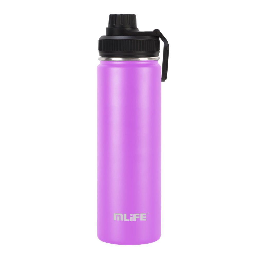 high quality 2023 custom white 500 ml coated stainless steel water bottle double wall triple insulated vacuum flask