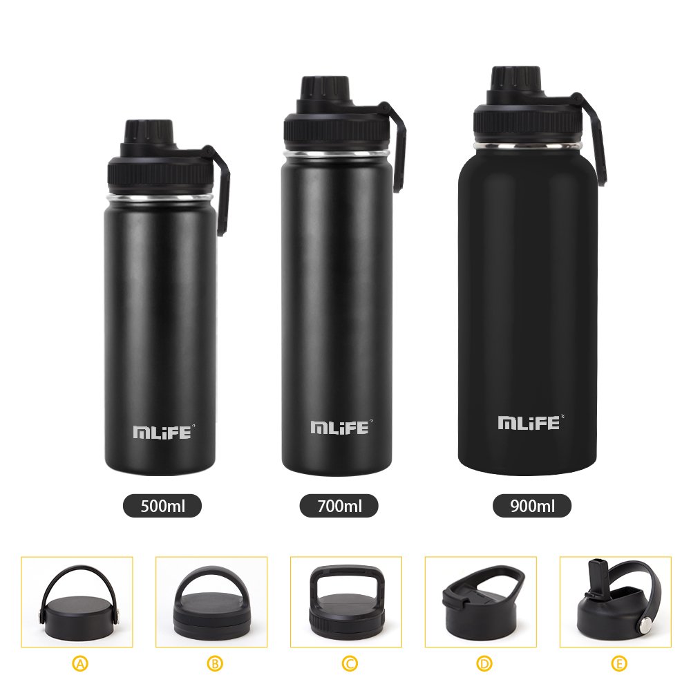 high quality 2023 custom white 500 ml coated stainless steel water bottle double wall triple insulated vacuum flask