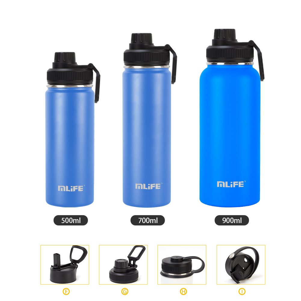 high quality 2023 custom white 500 ml coated stainless steel water bottle double wall triple insulated vacuum flask