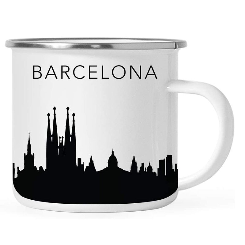 Rolled Edge Drinkware Enamel Mug Customise Colour Enamel Mugs for Coffee