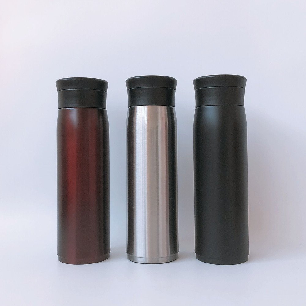Straight Vacuum Flask Customized Insulated Stainless Steel Water Bottle