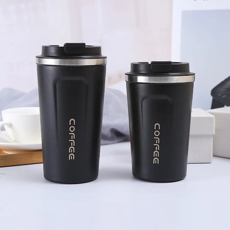 Stainless Steel Coffee Cup Travel Thermal Mug Leak-Proof Thermos Bottle Tea Coffee Mug Vacuum Flask Insulated Cups