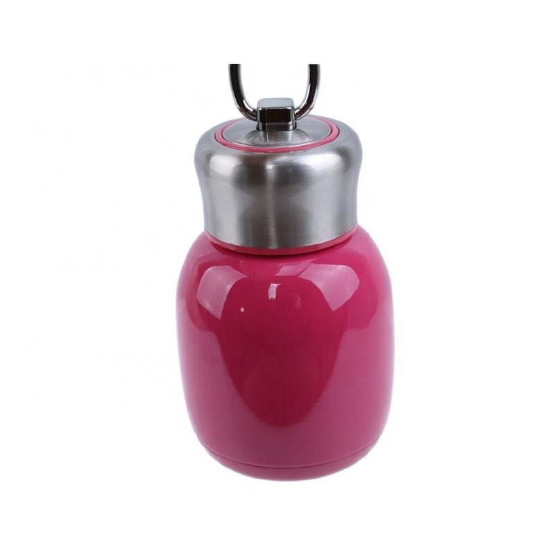 300ml cute gourd design double stainless steel vacuum insulated flask pocket small metal water bottle for kids