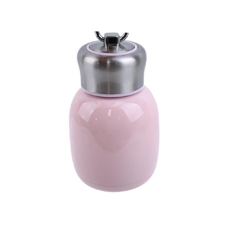 300ml cute gourd design double stainless steel vacuum insulated flask pocket small metal water bottle for kids