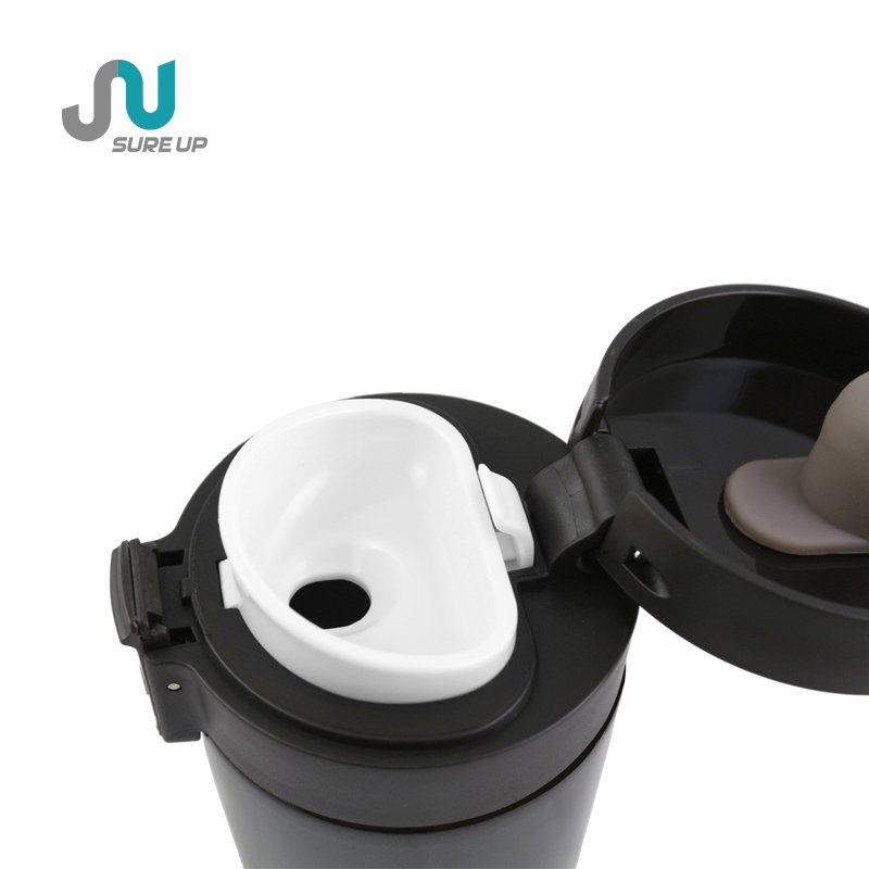Customized Water Bottle Stainless Steel Coffee Mug Cup Vacuum Flask With Safety Lock Switch
