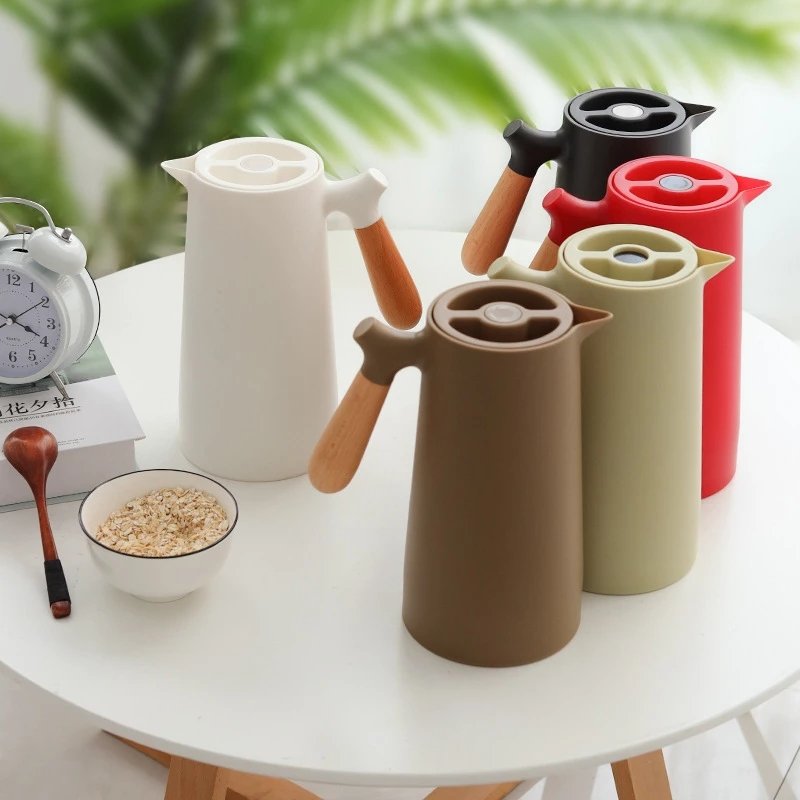 Factory Wholesale 1000ML Vacuum Insulation Pot Double Wall Glass Liner Thermos Bottle Vacuum Flasks