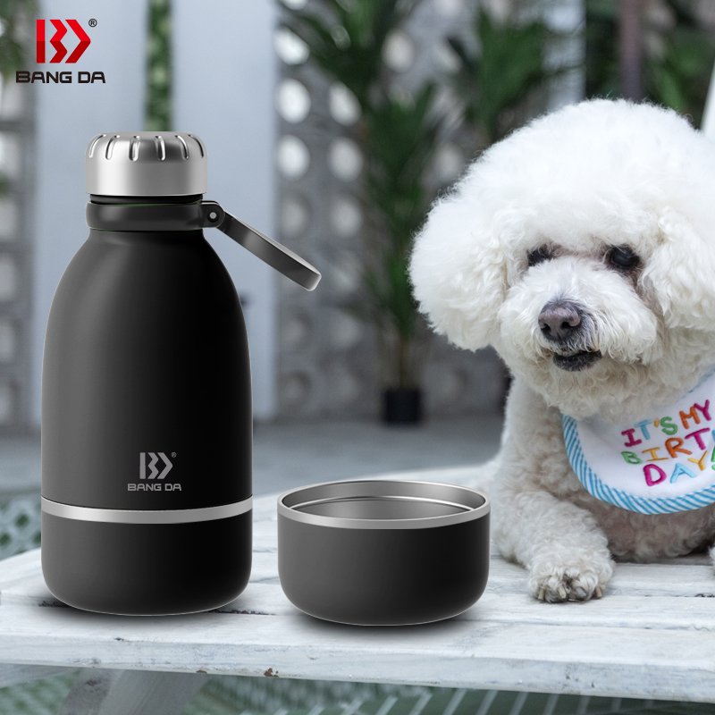 New Design Multipurpose Multifunctional Stainless Steel Water Bottle for Pets Dog Bowl Camping Vacuum Flasks & Thermoses