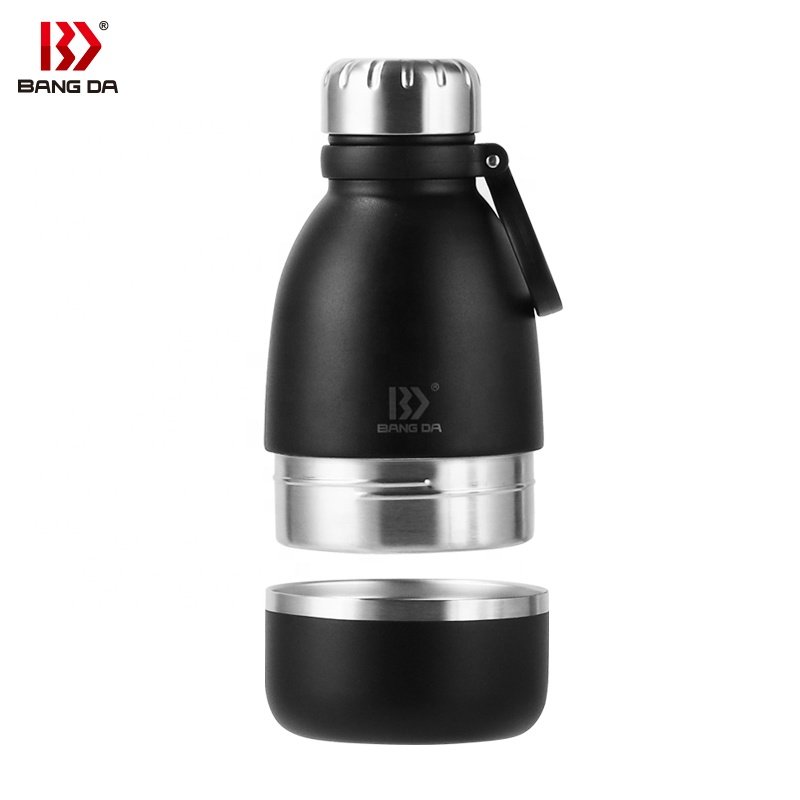 New Design Multipurpose Multifunctional Stainless Steel Water Bottle for Pets Dog Bowl Camping Vacuum Flasks & Thermoses