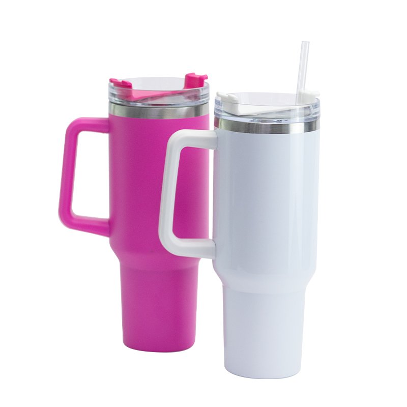 40 oz kids tumbler sublimation double wall acrylic tumbler with straw tumbler coffee mug