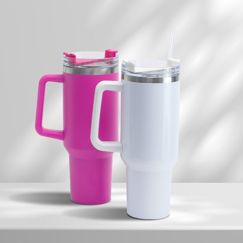 40 oz kids tumbler sublimation double wall acrylic tumbler with straw tumbler coffee mug