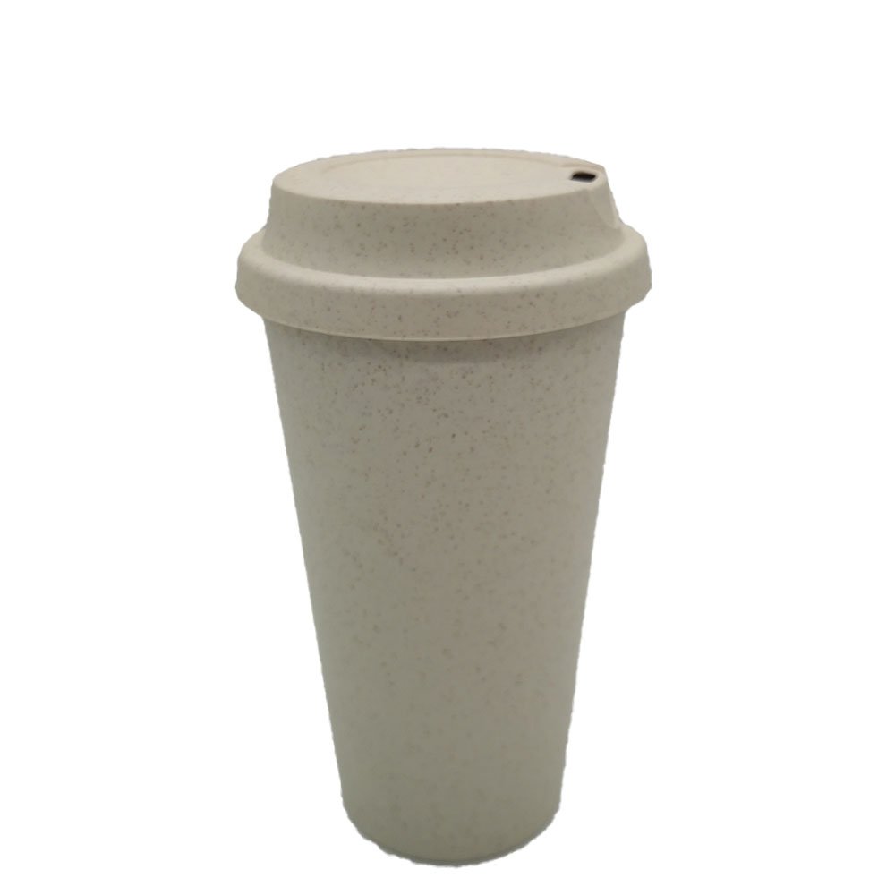 Thermal Insulation Eco-friendly Custom Print Reusable Coffee Cup Mugs With Lid