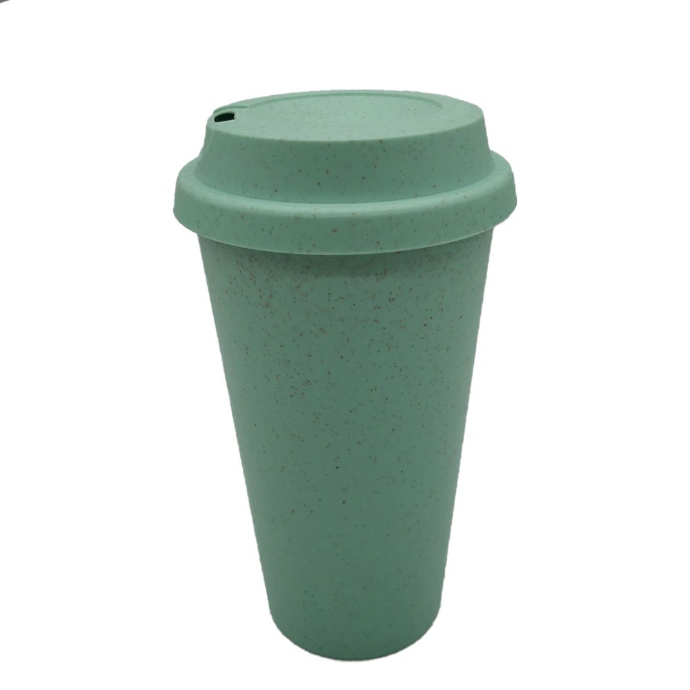 Thermal Insulation Eco-friendly Custom Print Reusable Coffee Cup Mugs With Lid