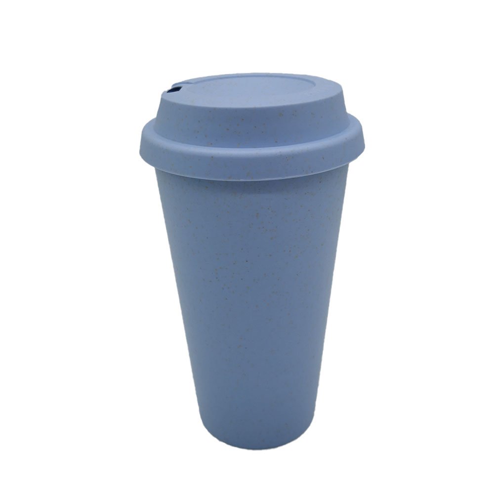 Thermal Insulation Eco-friendly Custom Print Reusable Coffee Cup Mugs With Lid