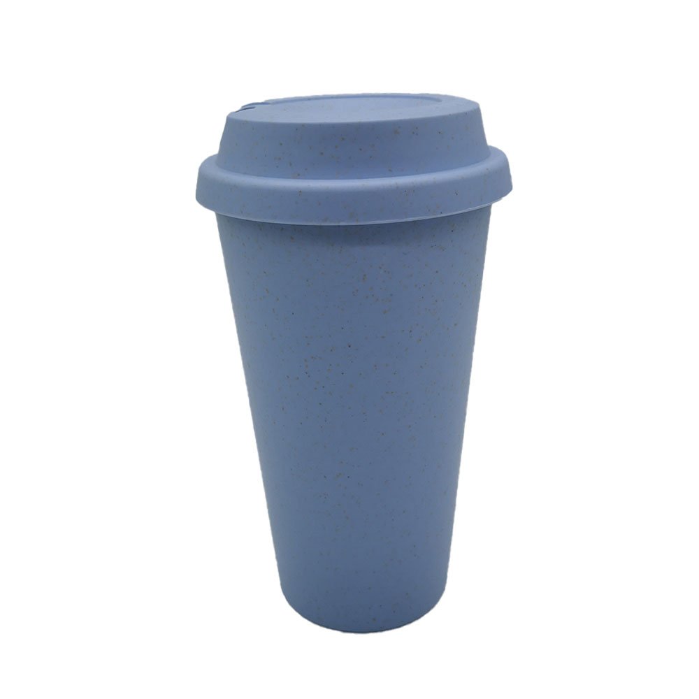 Thermal Insulation Eco-friendly Custom Print Reusable Coffee Cup Mugs With Lid