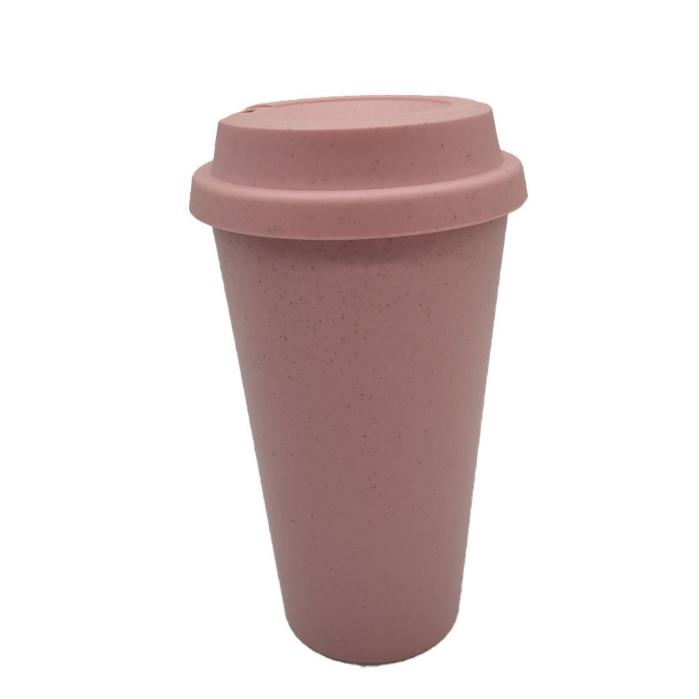 Thermal Insulation Eco-friendly Custom Print Reusable Coffee Cup Mugs With Lid