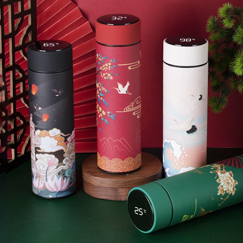 Special New Smart Water Bottles Thermo Flask Bottle Tea Cup Smart Drinkware with LED Temperature Display