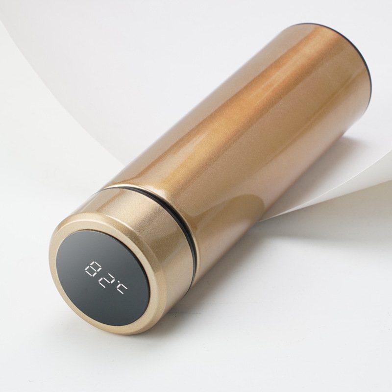 FX Factory Smart Thermos Water Bottle Fashion LED Temperature Display Sports Water Bottle Portable Traveling Coffee Mug