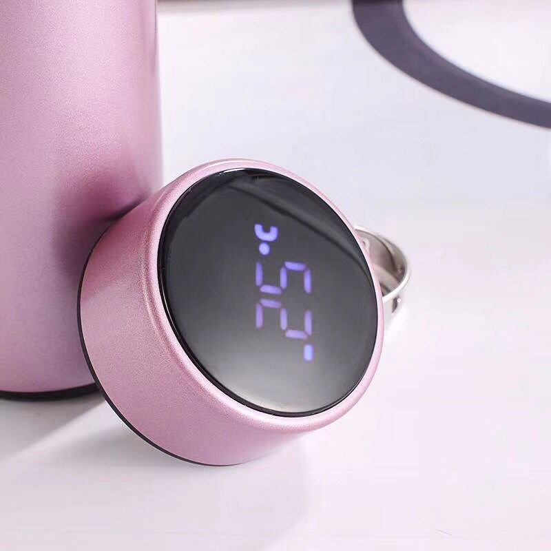 FX Factory Smart Thermos Water Bottle Fashion LED Temperature Display Sports Water Bottle Portable Traveling Coffee Mug